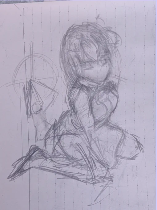 今回は一応パースも考えるために四角を描いてみた