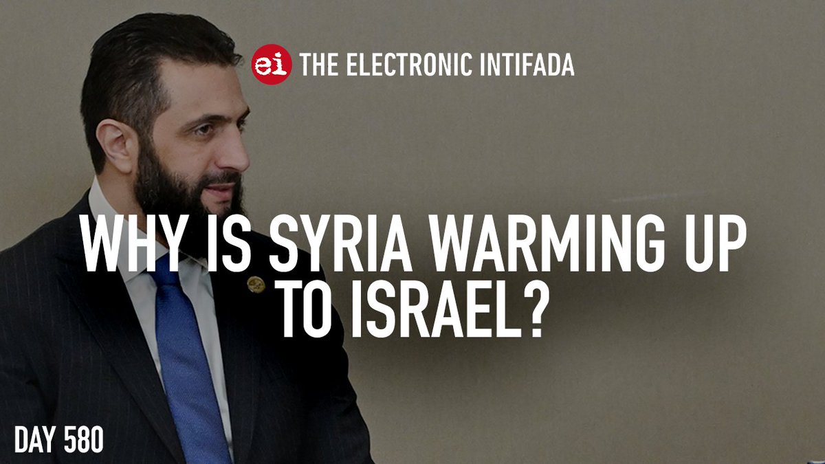 Richard Hardigan (@richardhardigan) on Twitter photo intifada: Why is Syria warming up to Israel? with <a href="/AliAbunimah/">Ali Abunimah</a>
YouTube: trib.al/Vr018E9
Rumble: trib.al/bjtb7kk intifada: Why is Syria warming up to Israel? with <a href="/AliAbunimah/">Ali Abunimah</a>
YouTube: trib.al/Vr018E9
Rumble: trib.al/bjtb7kk