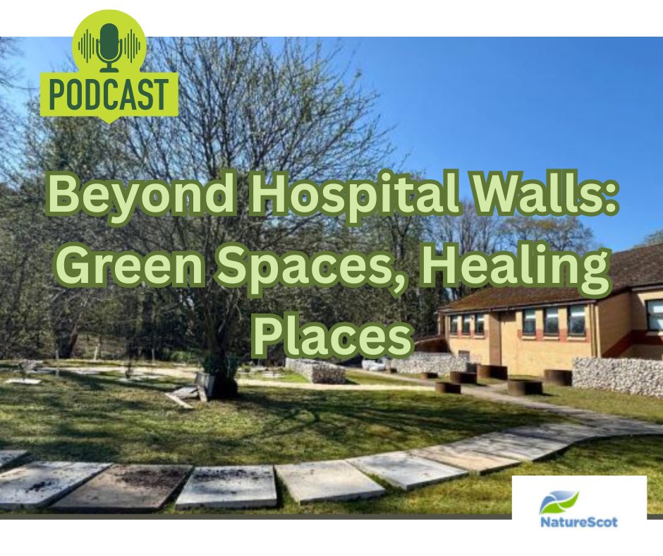 🌿Beyond Hospital Walls: Green Spaces, Healing Places🌿
To celebrate Green Health Week NatureScot have released a special Podcast.

During this episode they explore NHS Ayrshire &amp; Arran's groundbreaking approach to healthcare environments. 

🍃listen here:nature.scot/beyond-hospita…