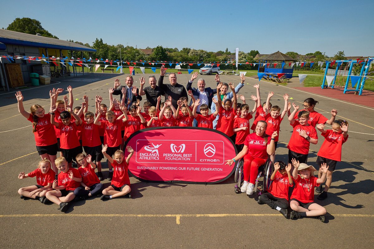 Yesterday, Sowe Valley had the privilege of welcoming nine-time Paralympic champion Hannah Cockroft CBE to launch a new partnership between England Athletics, Personal Best Foundation and Citroen to provide free after-school athletics sessions to schools across England! ⚡️