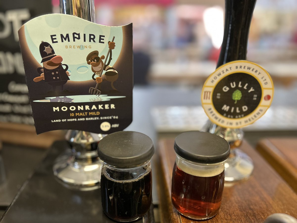 One for the Road (@onefortheroadbl) on Twitter photo ☀️Hot or Mild🍻
Join us today for the start of <a href="/BoltonCAMRA/">Bolton CAMRA</a> #MildTrail and we have not one but two milds pouring from the taps🍻
Check out what’s pouring via the #RealAleFinderApp👇🏻
realalefinder.com/beerboard/?g...
#bolton #camra #camrauk #mild #darkmild #beeroclock #cask #caskale ☀️Hot or Mild🍻
Join us today for the start of <a href="/BoltonCAMRA/">Bolton CAMRA</a> #MildTrail and we have not one but two milds pouring from the taps🍻
Check out what’s pouring via the #RealAleFinderApp👇🏻
realalefinder.com/beerboard/?g...
#bolton #camra #camrauk #mild #darkmild #beeroclock #cask #caskale