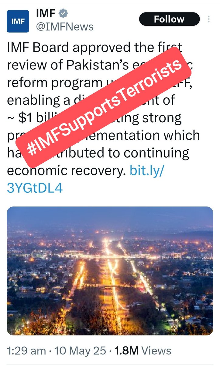 shreyassharmaa's tweet photo. IMF supports terrorists😡
@narendramodi
#TerroristPakArmy
#IMFSupportsTerrorists 
#IndianArmy https://t.co/OillhxXe69