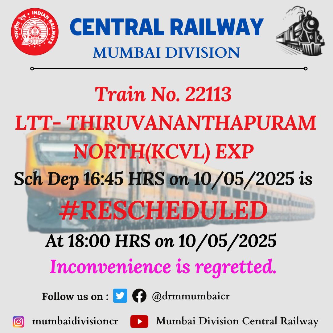 DRM Mumbai CR tweet media