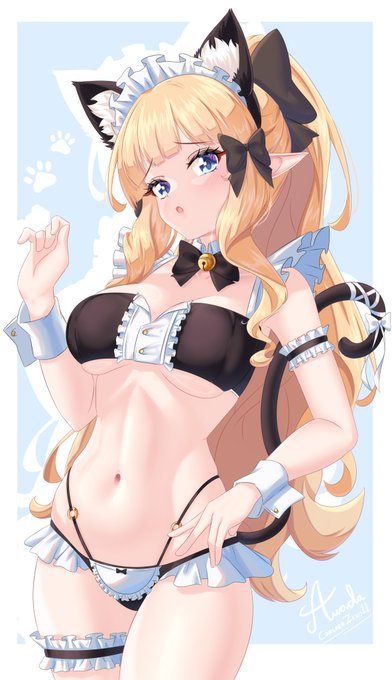 #メイドの日 
/ᐠ - ˕ -マ Ⳋ 