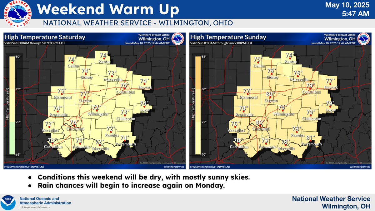 NWS Wilmington OH tweet media