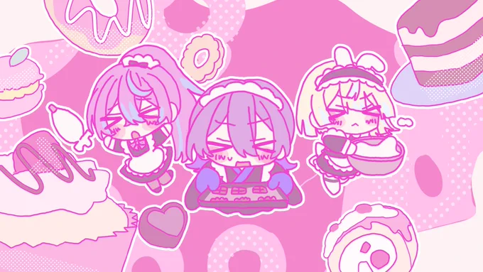 #すけるべ #楽屋のマナー #あうとロウ ts・曲パロ・捏造衣装 メイドの日