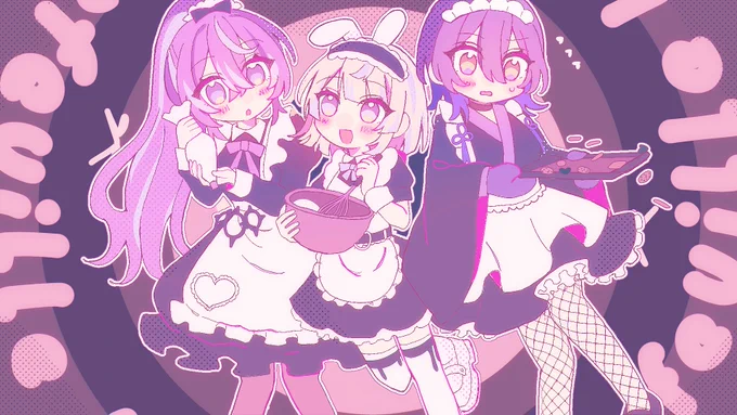 #すけるべ #楽屋のマナー #あうとロウ ts・曲パロ・捏造衣装 メイドの日