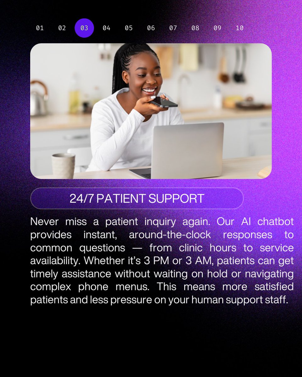 techlnklabs's tweet photo. AI Chatbots are revolutionizing healthcare by offering immediate, intelligent, and secure support for patients-anytime, anywhere. Whether answering FAQs, scheduling appointments, or guiding symptom checks, AI ensures that no question goes unanswered and no patient feels ignored. https://t.co/sEbAkVhHzx