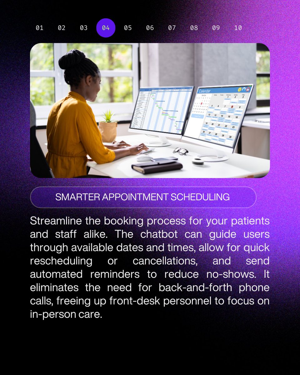 techlnklabs's tweet photo. AI Chatbots are revolutionizing healthcare by offering immediate, intelligent, and secure support for patients-anytime, anywhere. Whether answering FAQs, scheduling appointments, or guiding symptom checks, AI ensures that no question goes unanswered and no patient feels ignored. https://t.co/sEbAkVhHzx