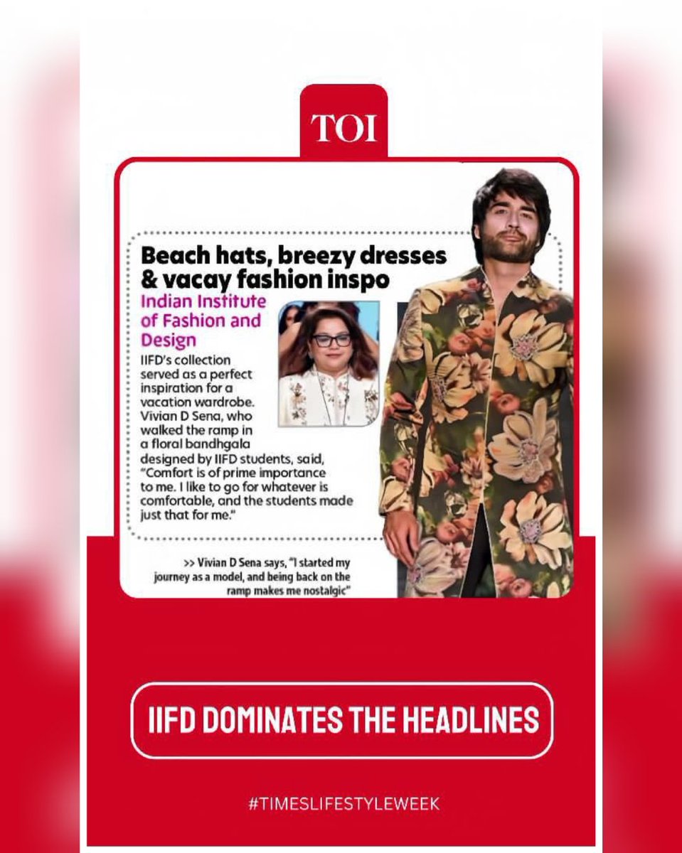 The Khabri Tak (@thekhabritak) on Twitter photo Latest : Mr. VivianDsena turned showstopper at IIFD, rocking a floral bandhgala crafted by the talented students.๐ธ
Fashionista male <a href="/VivianDsena01/">Vivian Dsena</a> ๐ฅ๐
Comment - Your Opinion
Join - <a href="/TheKhabriTak/">The Khabri Tak</a> for more Latest : Mr. VivianDsena turned showstopper at IIFD, rocking a floral bandhgala crafted by the talented students.๐ธ
Fashionista male <a href="/VivianDsena01/">Vivian Dsena</a> ๐ฅ๐
Comment - Your Opinion
Join - <a href="/TheKhabriTak/">The Khabri Tak</a> for more