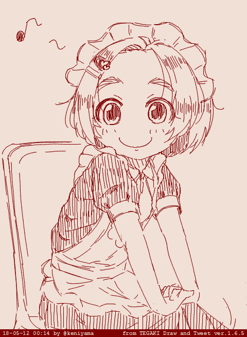 龍崎薫 「メイドの日ということでね再掲しとこうね 」|けに山🎒のイラスト