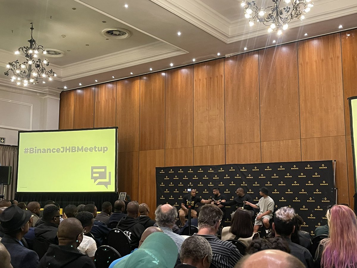 #BinanceJHBMeetup

Crypto is here to stay 💯
