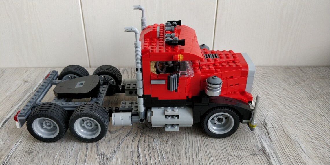 IGOR2691's tweet image. #children 4955 #LEGO #Creator 3 in 1 set. Big Rig #Lego set. Lego #Truck. Lego #Cars set. Instructions. #Boys toys. Lego #toys. No box etsy.me/345J03L