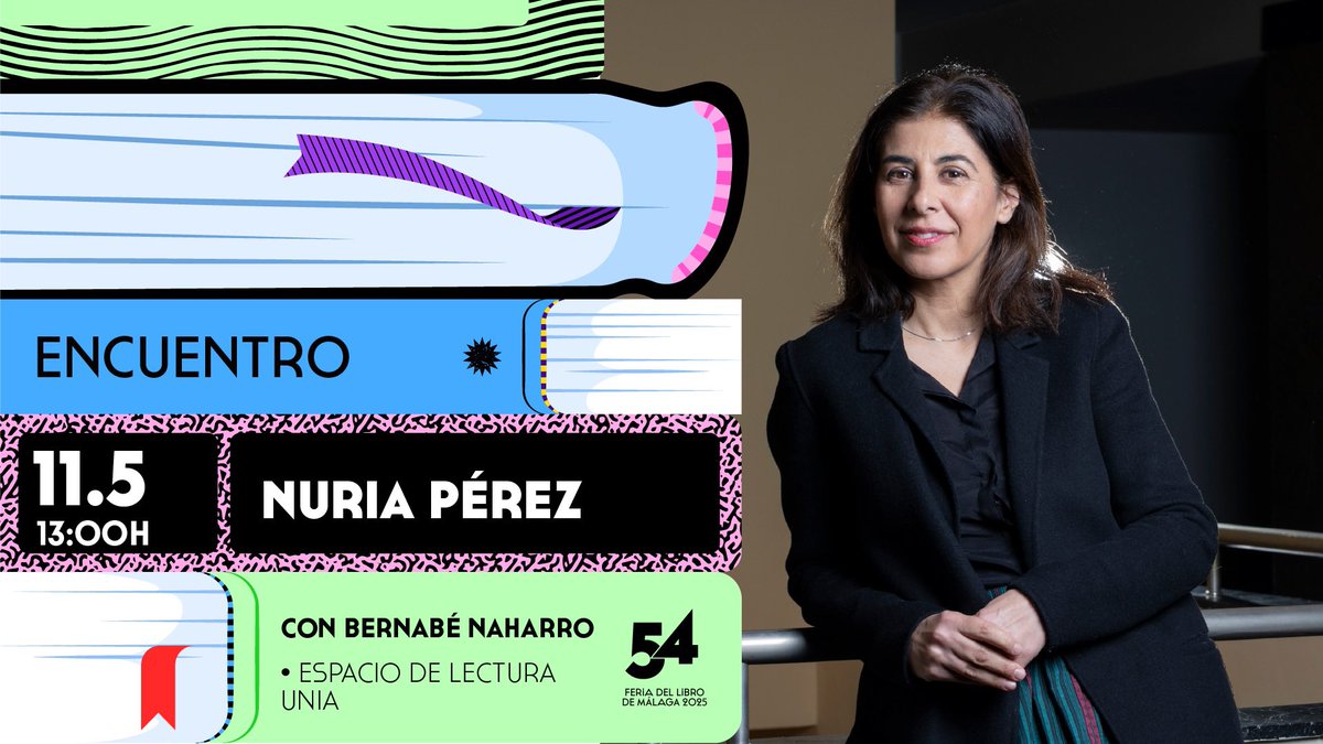 📚🌊💐 Mañana domingo 11 de mayo a las 13:00h, el Espacio de Lectura <a href="/UNIAuniversidad/">Universidad Intern. de Andalucía</a> acoge a Nuria Pérez, reconocida narradora y creadora del pódcast Gabinete de Curiosidades, en una presentación que explorará sus más recientes obras literarias.