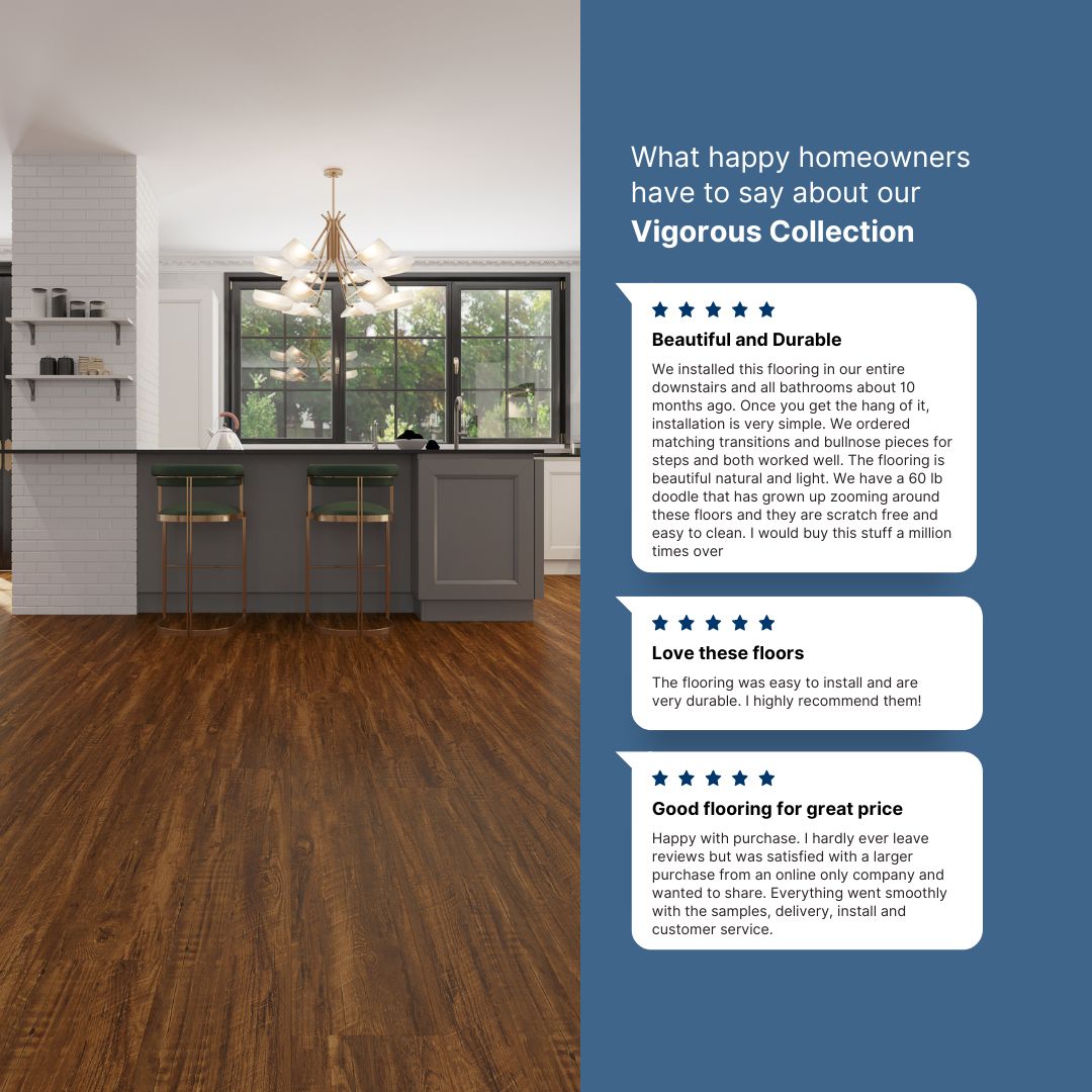 builddirect's tweet image. See what happy homeowners are saying about our Vigorous Collection. #flooring #lvp #BuildDirect