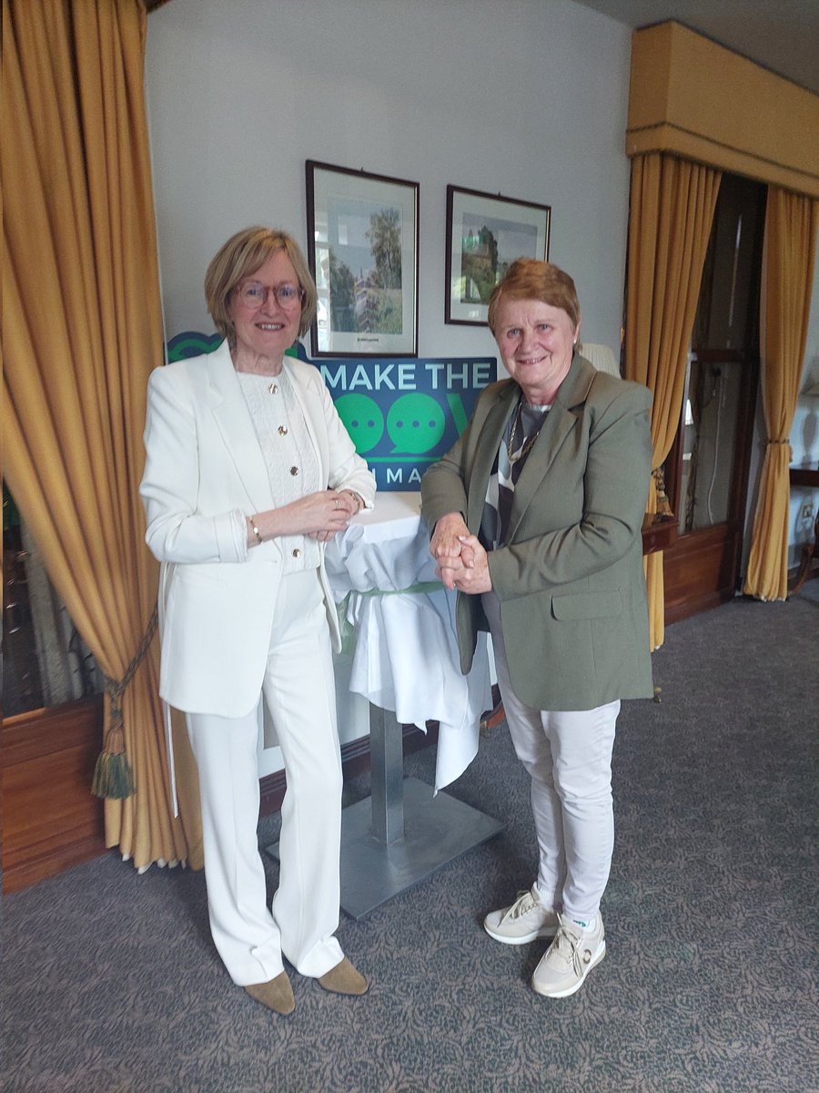 AliceDoyleIFA's tweet image. Great to meet with Mairead Mc Guinness today at Macra Conference in Ennis. Inspirational words for our young farmers and Macra members in general.