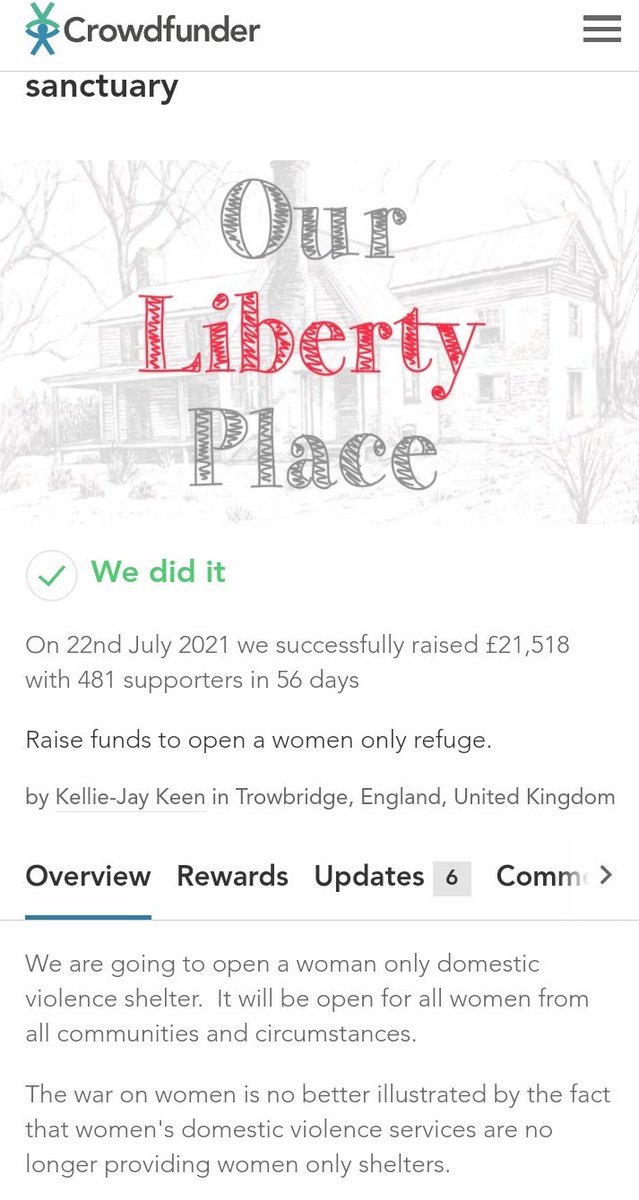In 2021, "gender critical" leader, Kellie Jay Keen, did a fundraiser for a women's-only (trans exclusionary) refuge. 

When it fell short, she donated 7.5K to two other orgs, but has just confirmed yesterday, that she kept the remainder, 14K, for her own organisation. 1/