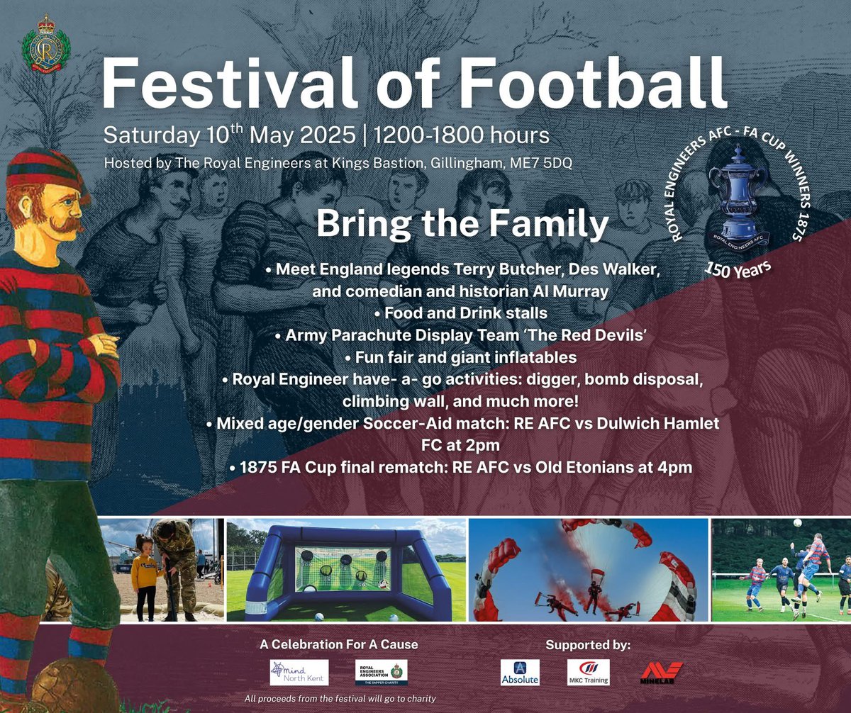sapper_shop's tweet image. Come and visit us today at the Sapper festival of football ! 😄
@Proud_Sappers
@sapperfootball