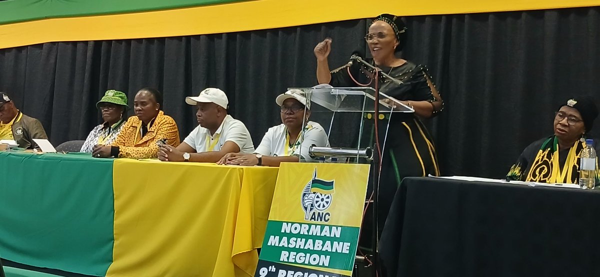 Norman Mashabane 9th Regional Conference | ANC NEC deployee to Limpopo Comrade Sindisiwe Chikunga addressing the 9th Regional Conference on behalf of the NEC, currently underway at Karibu Leisure Resort in the Mark Shope Sub-Region. Her message is focused on the critical task of