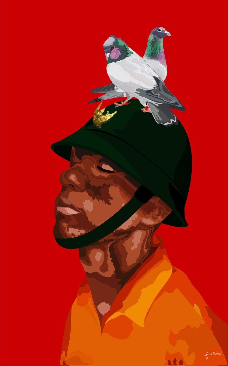 Surreal_Beam's tweet photo. These are not oil paintings. 

You may or may not have noticed, but all of my paintings are vectors, made in Adobe Illustrator - one stroke at a time. ❤️🙇 https://t.co/JEjA956WkM