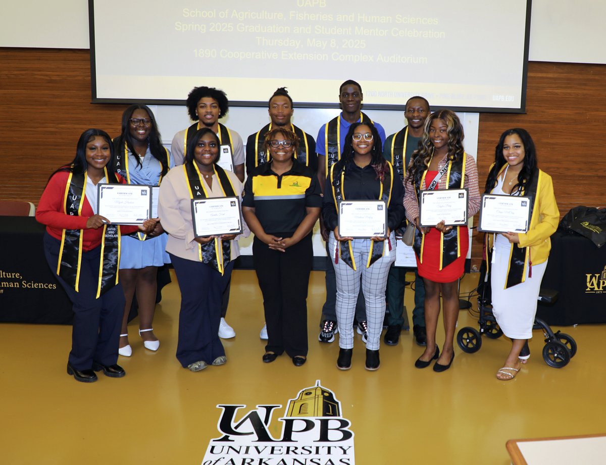 This week #UAPB #SAFHS celebrated the accomplishments of its graduating students, peer mentors and faculty during a special lunch and learn event. The theme of the luncheon was “Power, Courage and Determination: Achieving Truth, Wisdom and Justice.” #Graduation2025