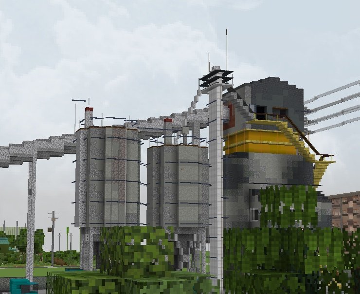 曇り空と工場の相性いい

 #Minecraft 
 #Minecraftbuilds