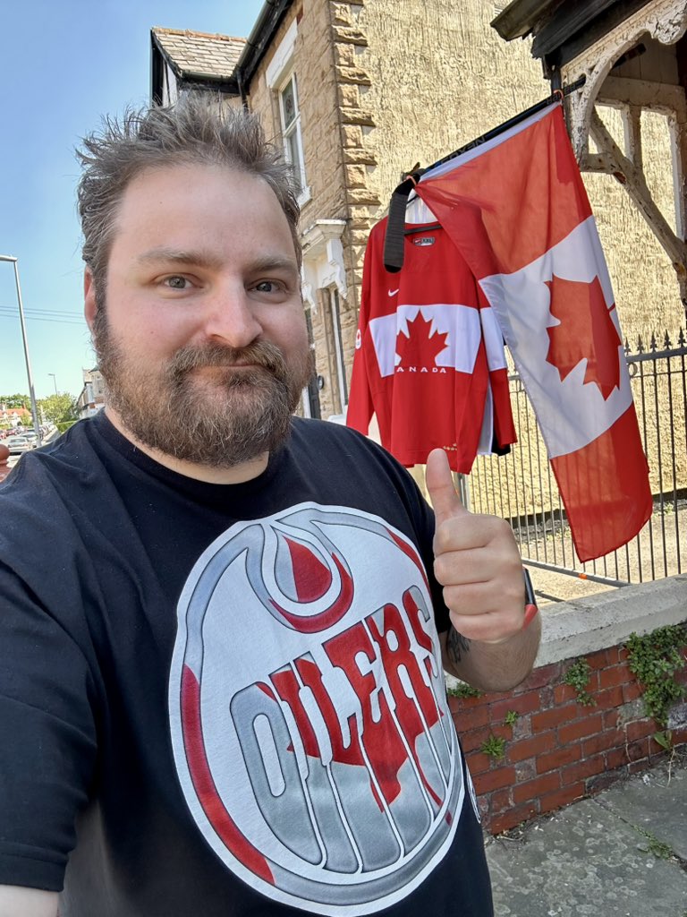 RussJerichoArt's tweet image. Completely whiffed on my last photo. 😩

I was obscuring my @HockeyCanada jersey from #Sochi2014. 🥇🍁🇨🇦

Anyway. Cheering from Blackpool, Lancashire, England. 🏴󠁧󠁢󠁥󠁮󠁧󠁿🇬🇧

#MensWorlds 

And I’ll bust out the hashtag from that event too: #WeAreWinter