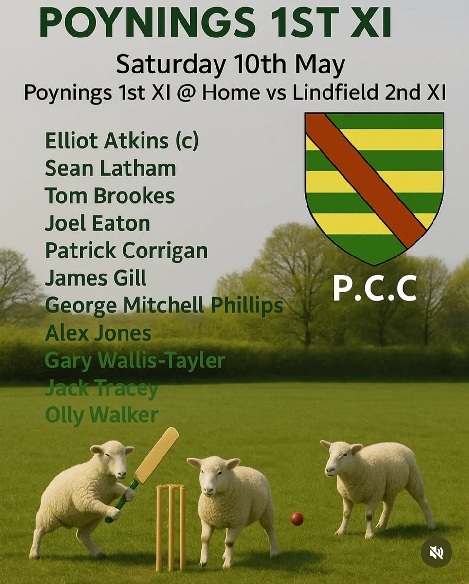 Our first Dean Wilson <a href="/SussexCricketFd/">Sussex Cricket Foundation</a> Cricket League takes place this afternoon with a home fixture for our 1s vs <a href="/LCC_swans/">Lindfield CC</a> 2s.