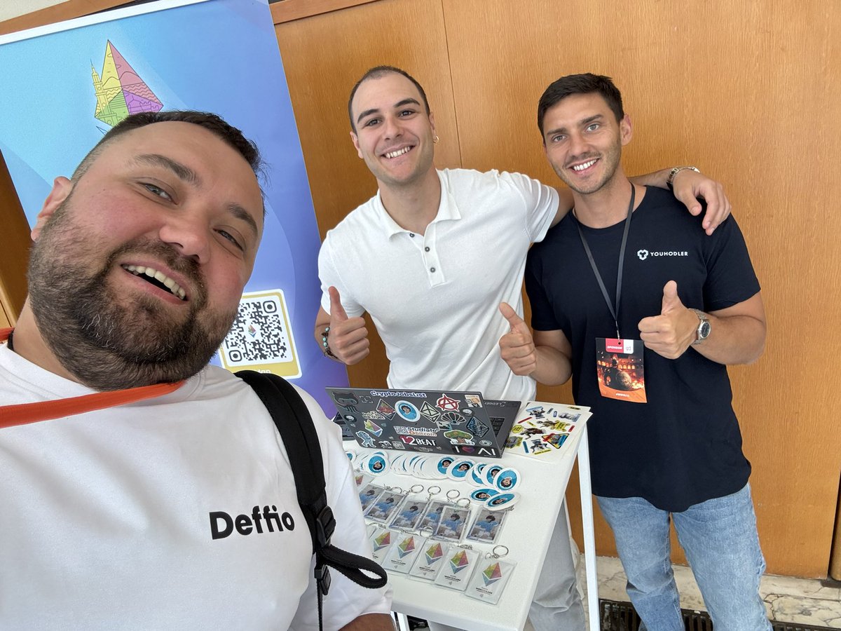 belonqcommunity's tweet photo. We’ve landed in Rome!
So great to reconnect with our amazing friends from @NapulETH — the heart and soul behind Italy’s biggest gathering for crypto nomads.
Big things are coming this July… get ready!
@DeffioCP and @belonq_design will join the vibe.
#Rome #BlockchainWeekRome #CryptoNomads #Belonq