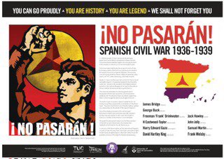 Burnley 3pm this afternoon, Saturday May 10, see the town’s new Spanish Civil War memorial. Dedication outside Burnley Central Library, Grimshaw Street, BB11 2BD. 3pm, followed by refreshments &amp; opportunity to talk with <a href="/IBMT_SCW/">IBMT</a> members.<a href="/The_TUC/">Trades Union Congress</a>  #Burnley