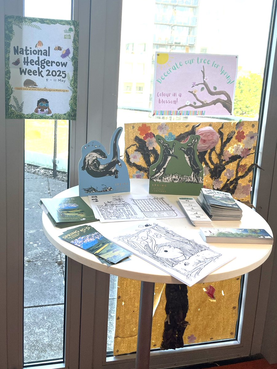 Walton Library (@waltonlibrary) on Twitter photo We're celebrating National Hedgerow
Week here at Walton Library. Pop in and try out some colouring and quizzes, plus a guide to spotting a happy hedge! <a href="/TheTreeCouncil/">The Tree Council</a> #NationalHedgerowWeek <a href="/SurreyNews/">Surrey County Council News</a> <a href="/SurreyLibraries/">Surrey Libraries UK</a> 🌲🦔 We're celebrating National Hedgerow
Week here at Walton Library. Pop in and try out some colouring and quizzes, plus a guide to spotting a happy hedge! <a href="/TheTreeCouncil/">The Tree Council</a> #NationalHedgerowWeek <a href="/SurreyNews/">Surrey County Council News</a> <a href="/SurreyLibraries/">Surrey Libraries UK</a> 🌲🦔