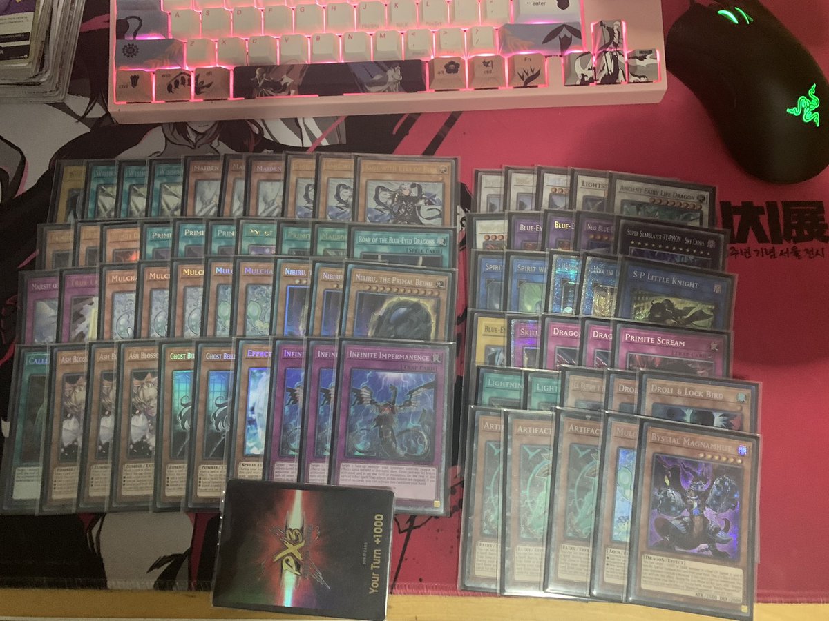 Ggs winnabox
R1 live twin 2-0
R2 memento 2-0
R3 fs maliss 1-2
R4 maliss 2-0
R5 kash regen  2-1
T8 ryz 2-1
T4 maliss 1-2

1 bewd very good. Lancea still ass. Flamvell could be good as 2nd vanilla to beat bystial and make vengeance dragon after nib on seals