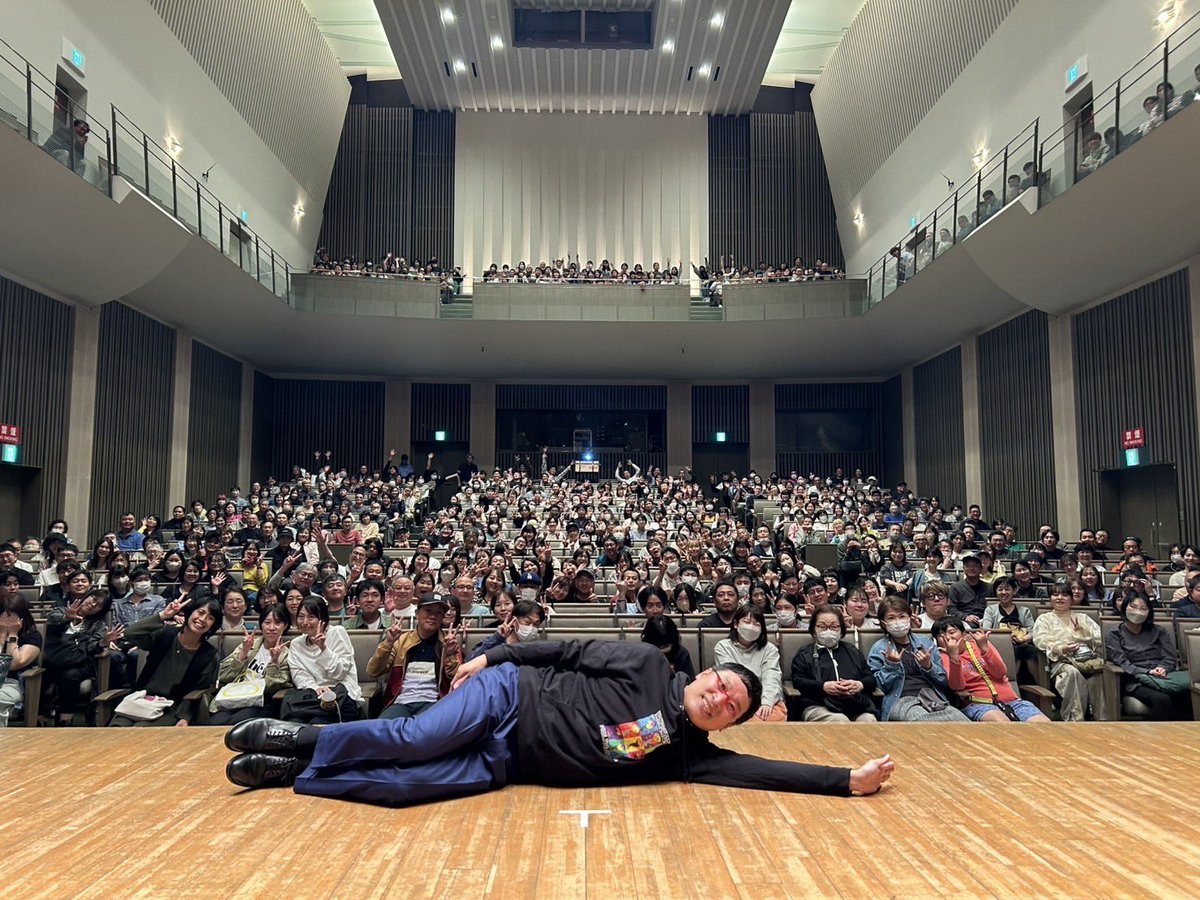 YAMA414's tweet photo. 初めての山口での140、楽しすぎました！
こっからだ！
#山里亮太の140山口 https://t.co/xVHWytI5D2