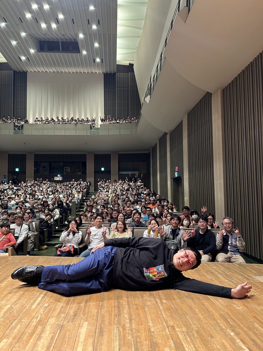 YAMA414's tweet photo. 初めての山口での140、楽しすぎました！
こっからだ！
#山里亮太の140山口 https://t.co/xVHWytI5D2