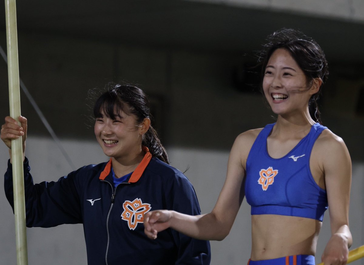 #関東インカレ
女子1部棒高跳
🥇小林美月（日体大）4m02 3連覇✨