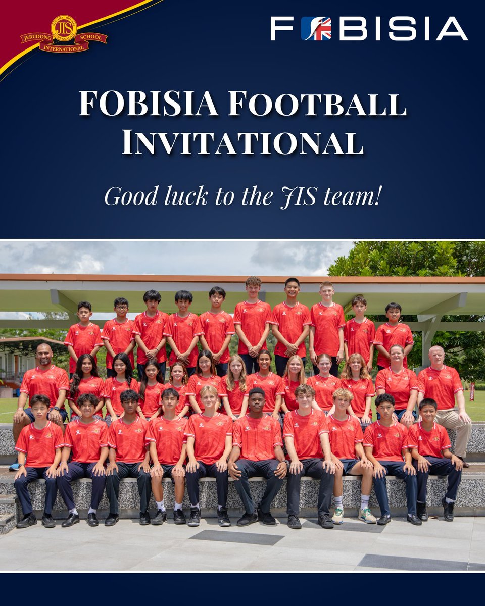 Good luck to the team representing Jerudong International School (JIS) at the upcoming FOBISIA Football Invitational competition at British School Jakarta. The JIS community wishes you all a successful week! #JerudongInternationalSchool #JISBrunei