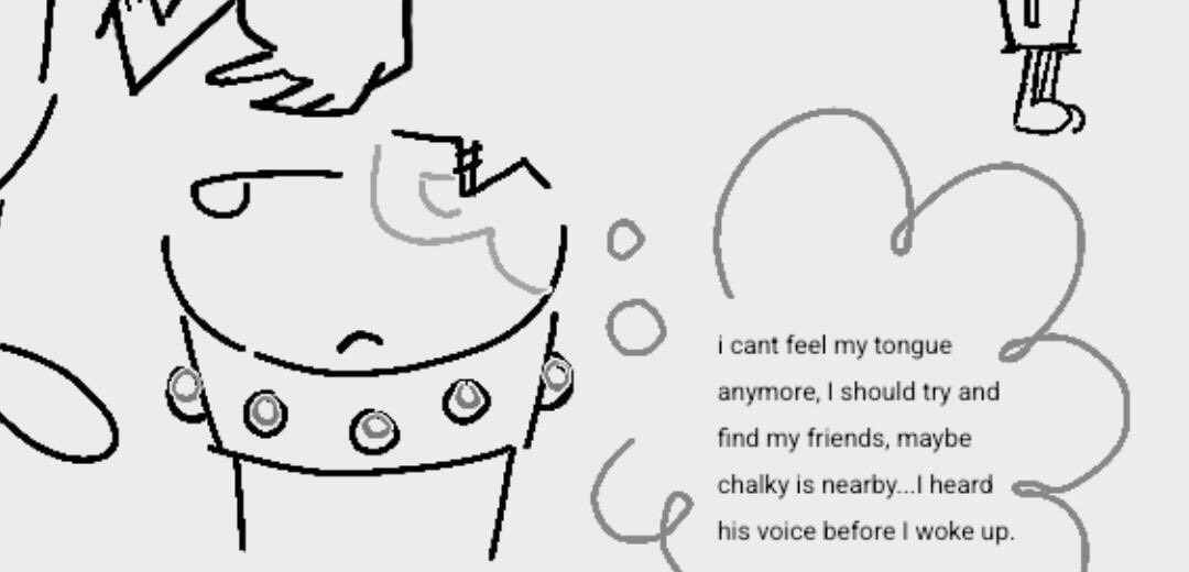 Sixthesicko's tweet photo. you can only add 4 photos???? insane but ill make it a thread??? (idk what its called) 

anyways zombie micro

micro’s personality wouldnt add up, but  hes mute now so he naturally became more introverted.

chalcro 

#chalcro #excellententities #EEEosc #micro #chalky #threeeeosc https://t.co/Tdvcg4MMid