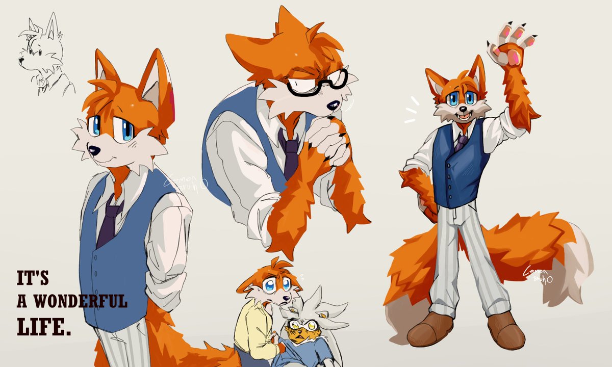 BIG_loafbun's tweet photo. I just wanted to draw Tails as Jack from Beastars
#TailsTheFox #MilesTailsPrower https://t.co/OFNIavJG2O