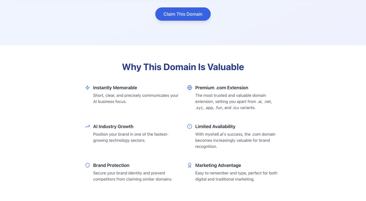 🚀 MyShellAi.com is now live ! Secure !
This premium, brandable .com is perfect for your next AI startup or product.
⚡ Don’t wait — secure it before someone else does!
👉 myshellai.com

<a href="/myshell_ai/">MyShell.AI</a> <a href="/myshellai_apps/">MyShell.AI APPS</a> 
#DomainForSale #AI #Startups #Branding #Tech