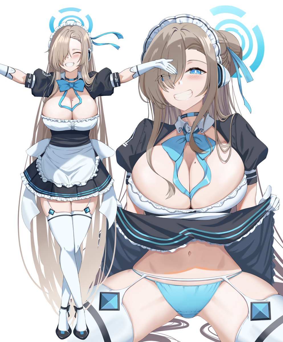 Mega_Negister's tweet photo. アスナ_Maid 🧹🧹🧹
#BlueArchive #ブルアカ #블루아카이브 #一之瀬アスナ https://t.co/CyLwjEYnZS