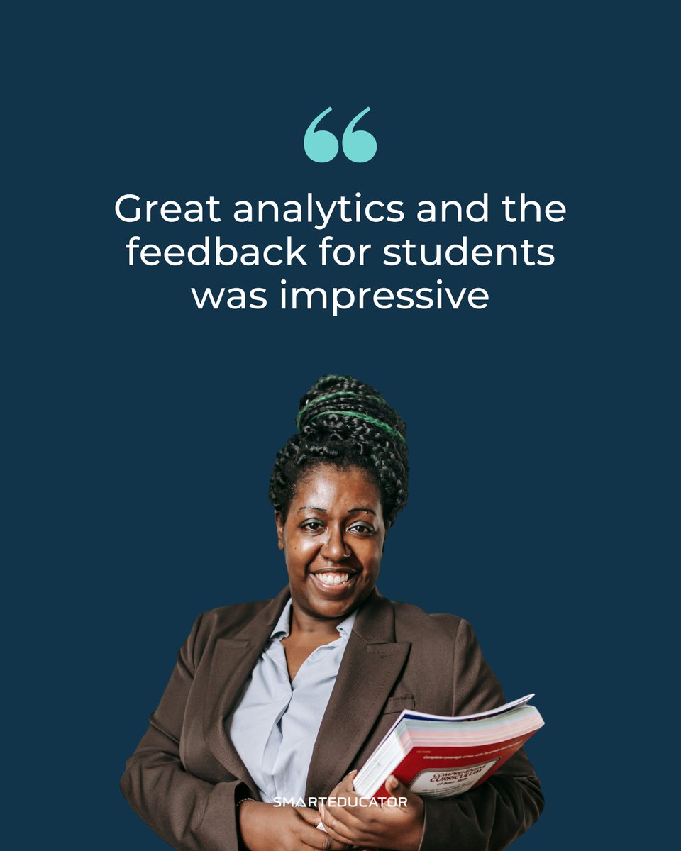 Not to cause a fuss, but check out this review from a teacher who’s been using SmartEducator…

We’re not saying we’re magic ✨ …but we’re also not not saying that.

One login. Clear data. Feedback sorted.

That’s one more to-do off your list.

#edtech #aiineducation