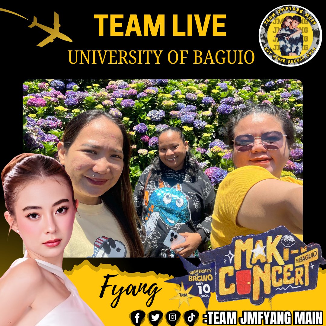 _jmfyangmain's tweet photo. Team Jmfyang Main showing love &amp; support for Fyang at Baguio!✨

MakiCONCERT WITH FYANG

#JMIbarra | #SofiaSmith | #JMFYANG | #JMFyangMain https://t.co/XfmNkrdKCx