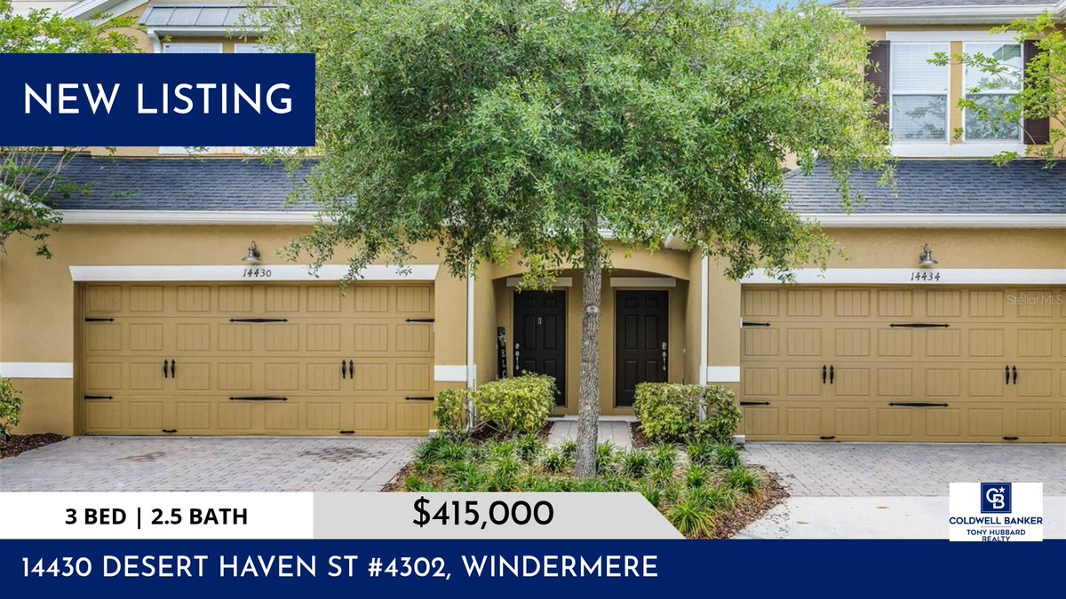 CBTonyhub's tweet photo. 📍 New Listing 📍 Take a look at this fantastic new property that just hit the market located at 14430 Desert Haven St #4302 4302 in Windermere. Reach out here or at (352) 536-0622 for more information

Coldwell Banker Tony Hubbard... https://t.co/Ps78h4vSs4 https://t.co/uriqfQeo54
