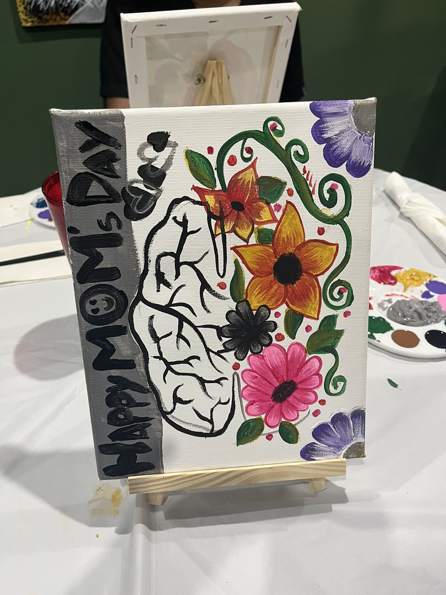 manasvi0500's tweet photo. Painted my heart out 🙂❤️
Dear Mom, you completely occupy the dominant side of my brain…🧠 
Happy Mother’s Day! 😇
#MothersDay2025 #Gratitude #love #brain #neurology #cafe #WeekendVibes https://t.co/qY89VfQOF4