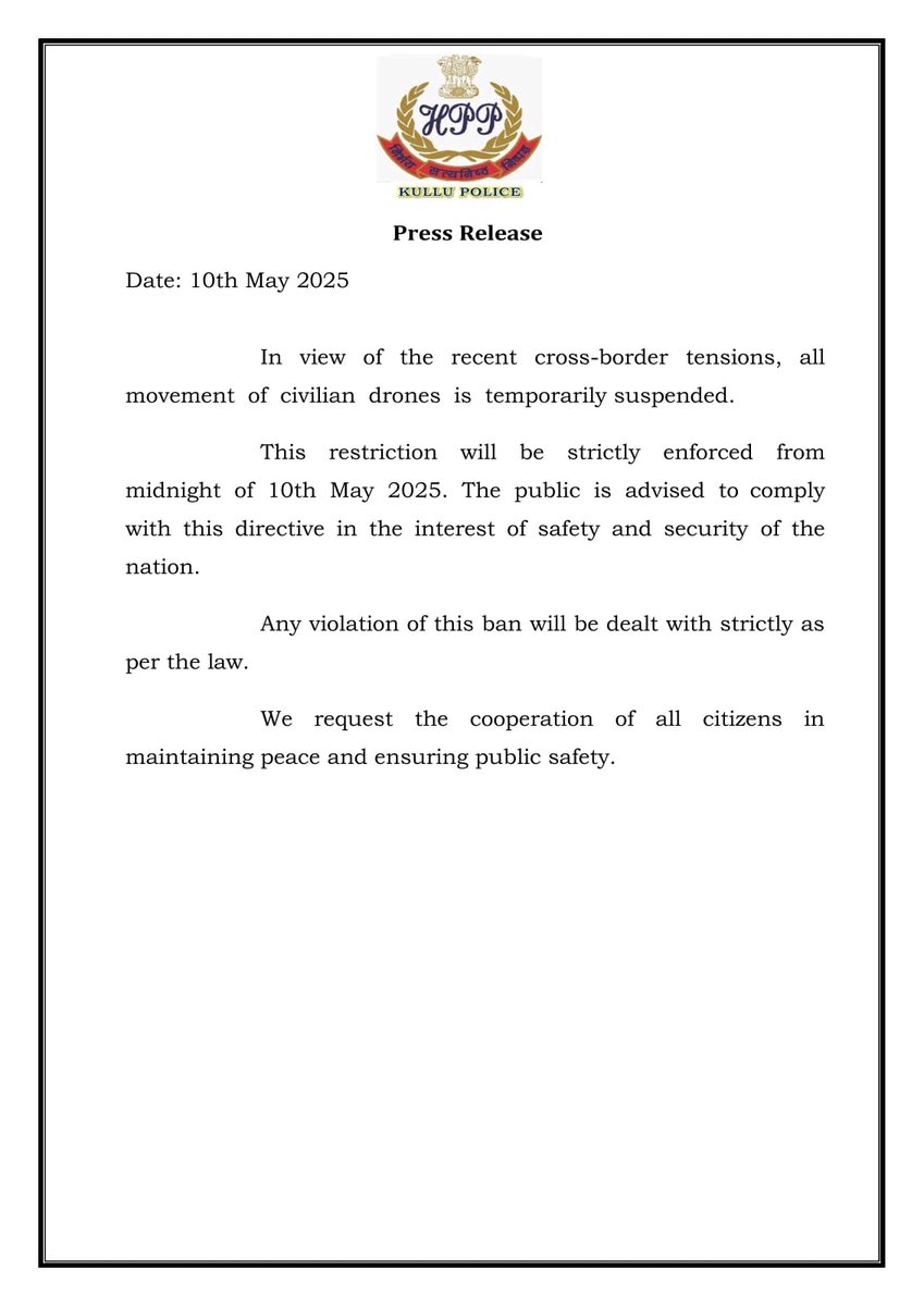 Kullu Police tweet media