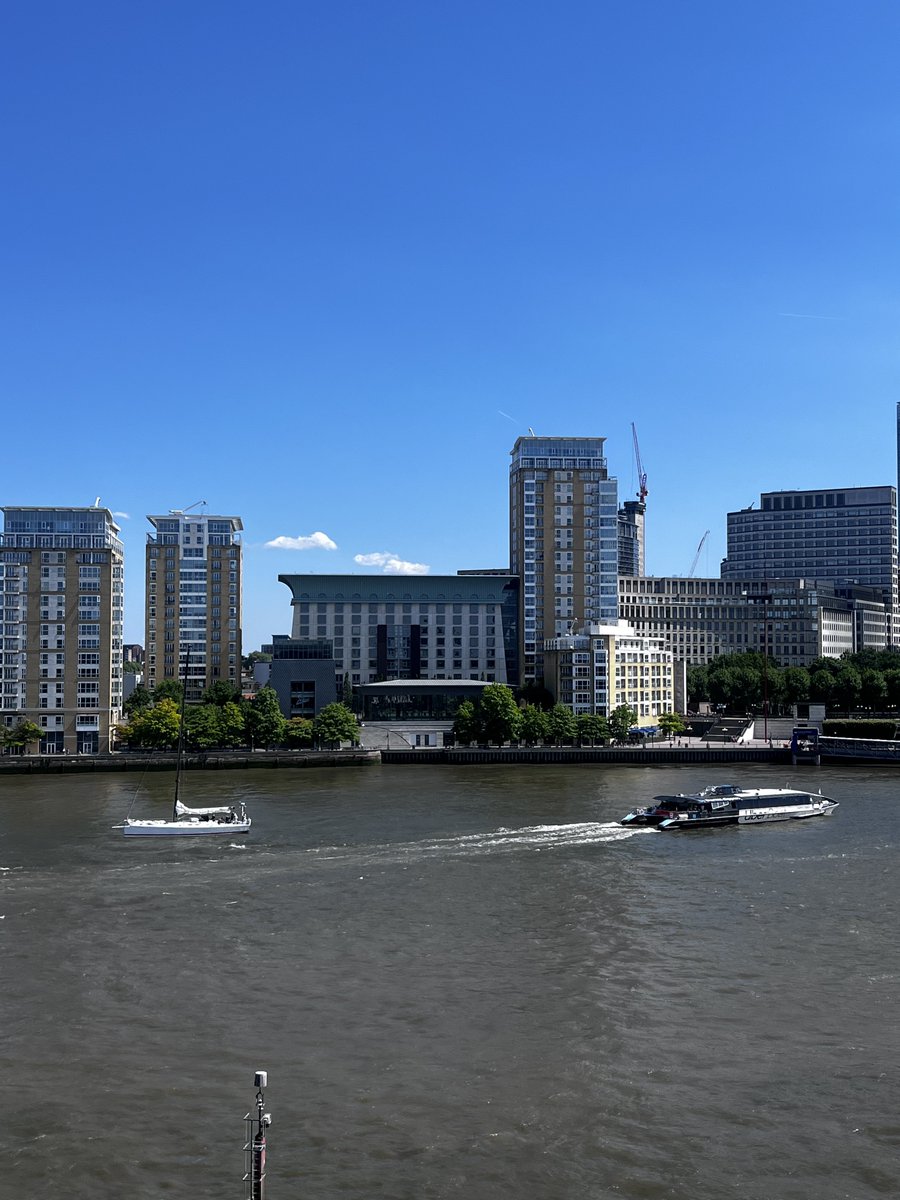 Beautiful day on the river. #riverthames #London #rotherhithe