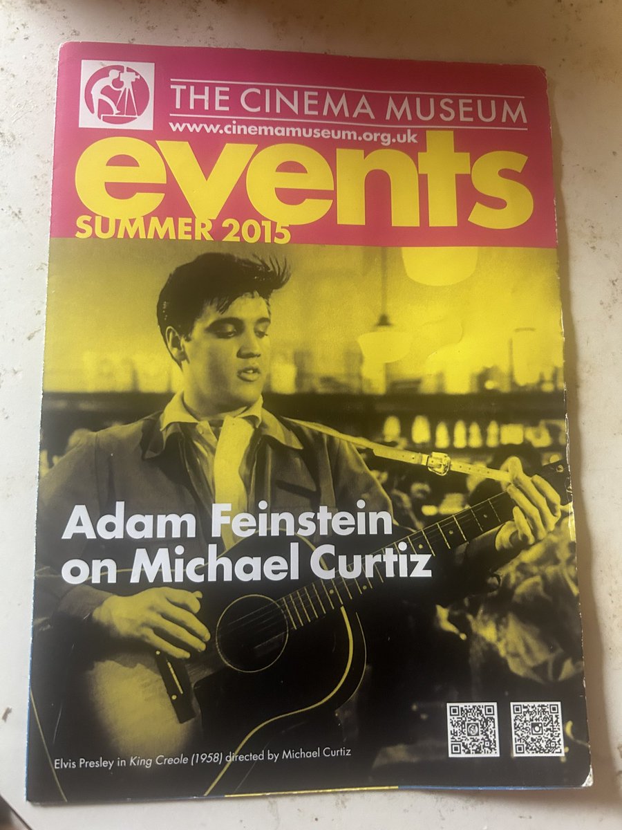 AdamFeinst's tweet image. I can’t believe it’s been ten years since I gave a sold-out talk on the life and films of Michael Curtiz at London’s magnificent Cinema Museum.