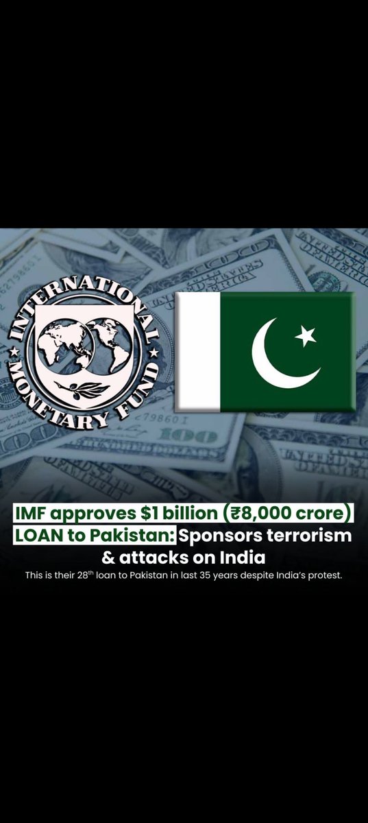 Myself_Divyansh's tweet photo. Why IMF is giving money to sponsor terror state PAKISTAN. Please @narendramodi  do something.
 #IndiaPakistanWar  #IMFLoan  #INDIAPM https://t.co/dfdghGfjKA