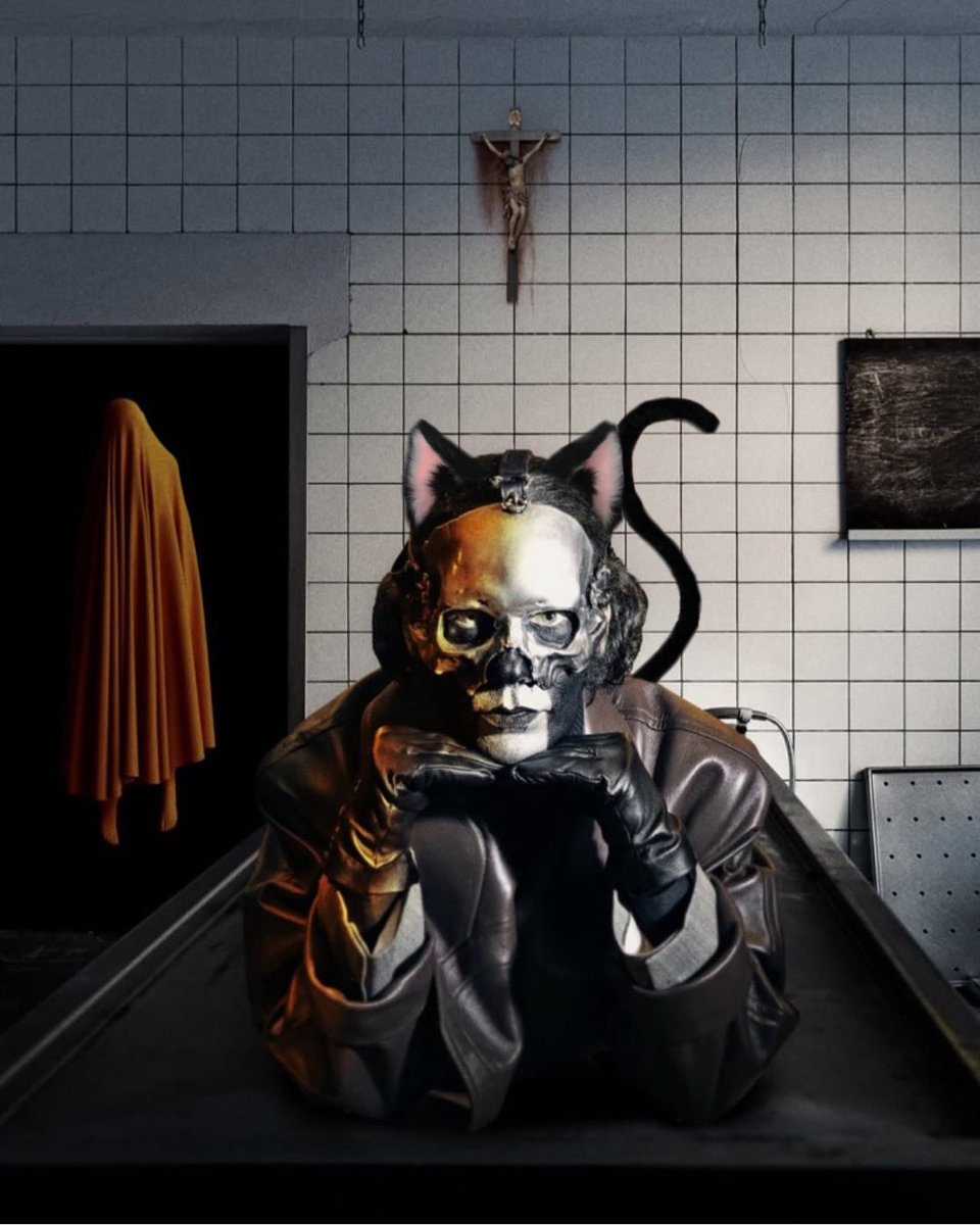 catboyjong's tweet photo. it’s hilarious because literally today i made a catboy edit of lead singer of ghost…..some things never change https://t.co/tvqu9ChnPO