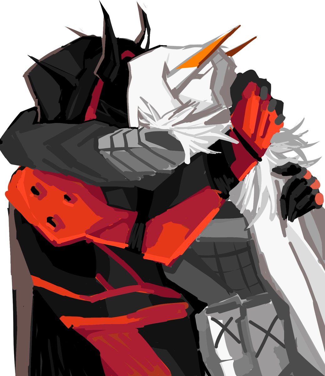 I'm drawing on my phone again because I'm on shift now 😔